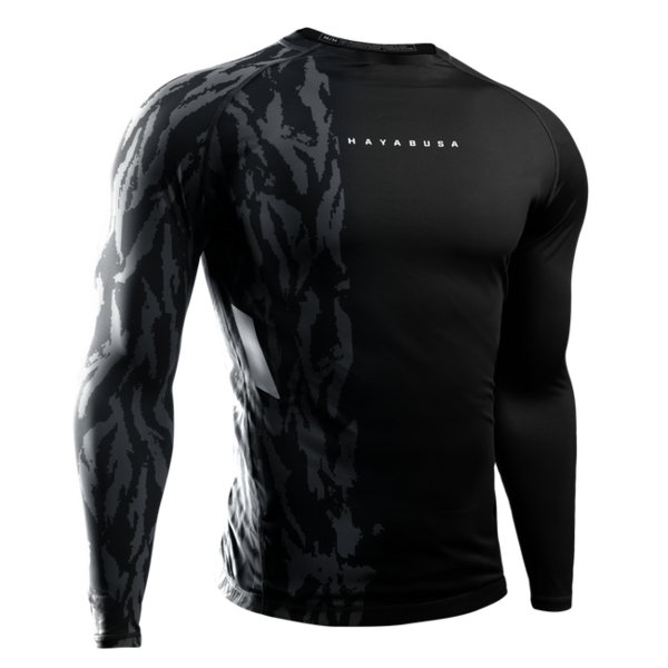 Hayabusa Apex Vantage Rashguard homme manches longues – Carbon noir