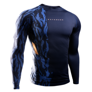 Hayabusa Apex Vantage Rashguard Heren Lange Mouw – Dusk Blue
