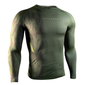 Hayabusa Apex Vantage Rashguard Heren Lange Mouw – Recon Green