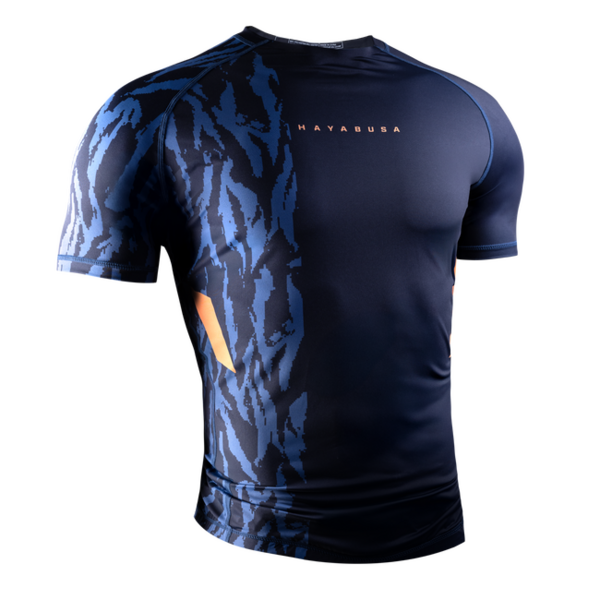 Hayabusa Apex Vantage Rashguard homme manches courtes – Dusk bleu