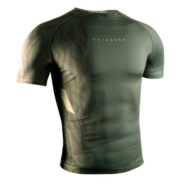 Hayabusa Apex Vantage Rashguard homme manches courtes – Recon vert