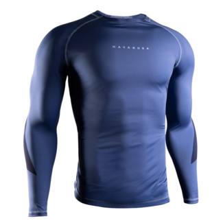 Hayabusa Apex Core Rashguard Heren Lange Mouw – Blauw