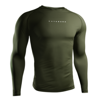 Hayabusa Apex Core Rashguard Heren Lange Mouw – Groen
