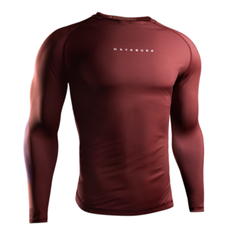 Hayabusa Apex Core Rashguard Heren Lange Mouw – Rood