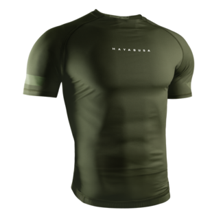Hayabusa Apex Core Rashguard Heren Korte Mouw – Groen