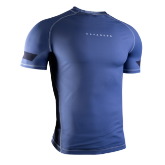 Hayabusa Apex Core Rashguard Heren Korte Mouw – Blauw