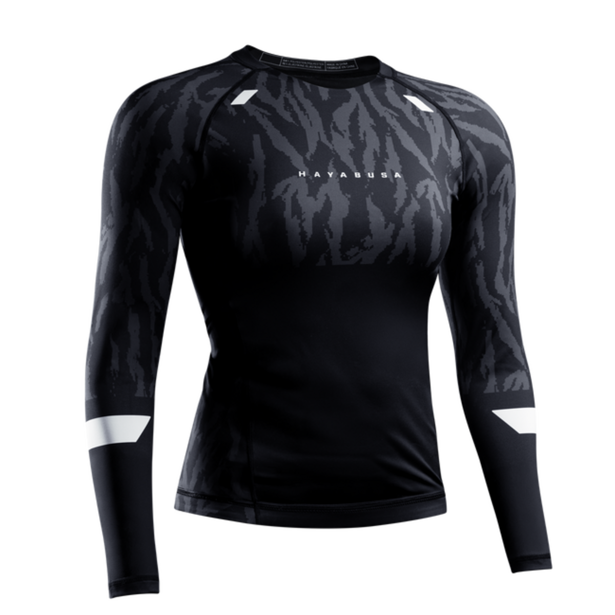 Hayabusa Apex Vantage Rashguard femme manches longues – Carbon noir