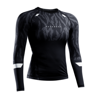 Hayabusa Apex Vantage Rashguard Dames Lange Mouw – Carbon Black