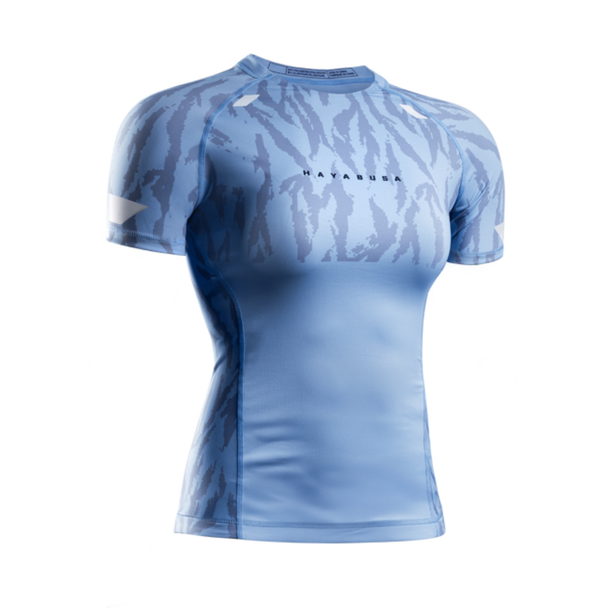 Hayabusa Apex Vantage Rashguard femme manches courtes – Crystal bleu