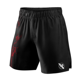 Hayabusa UFC BJJ Grappling Short Heren – Zwart/Rood
