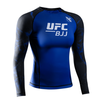 Hayabusa UFC BJJ Rashguard Dames Lange Mouw – Zwart/Blauw