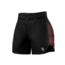 Hayabusa UFC BJJ Grappling Short Dames – Zwart/Rood