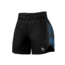 Hayabusa UFC BJJ Grappling Short Dames – Zwart/Blauw