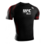 Hayabusa UFC BJJ Rashguard Heren Korte Mouw – Zwart/Rood