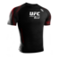 Hayabusa UFC BJJ Rashguard Heren Korte Mouw – Zwart/Rood