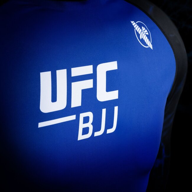 Hayabusa UFC BJJ Rashguard Heren Lange Mouw – Zwart/Blauw