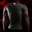 Hayabusa UFC BJJ Rashguard Heren Lange Mouw – Zwart/Rood