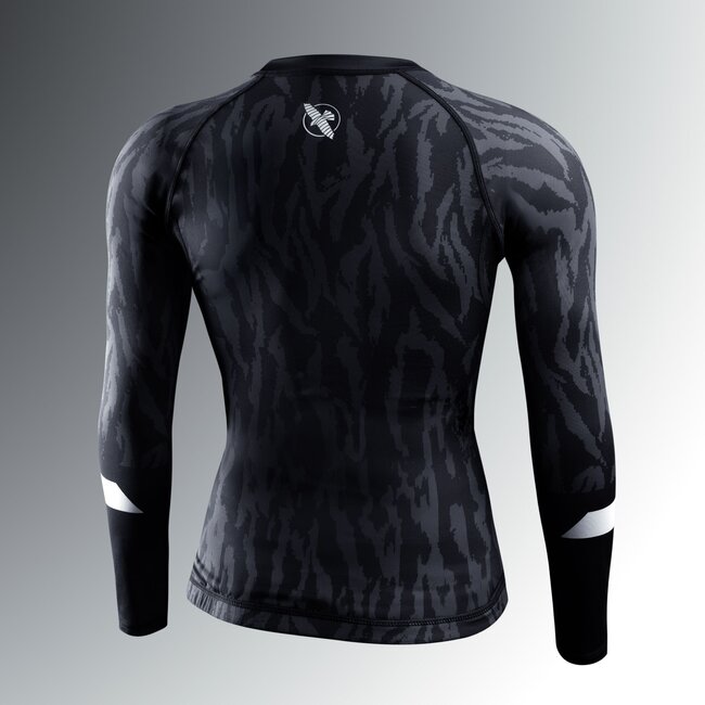 Hayabusa Apex Vantage Rashguard Dames Lange Mouw – Carbon Black