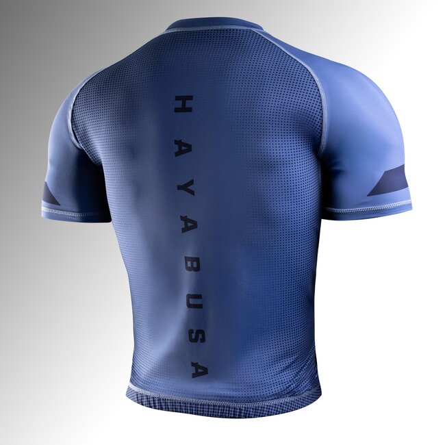Hayabusa Apex Core Rashguard Heren Korte Mouw – Blauw