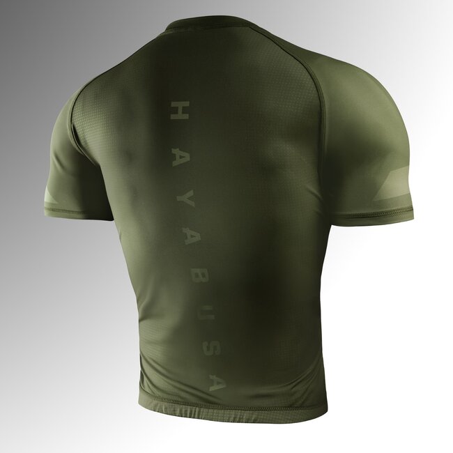 Hayabusa Apex Core Rashguard Heren Korte Mouw – Groen