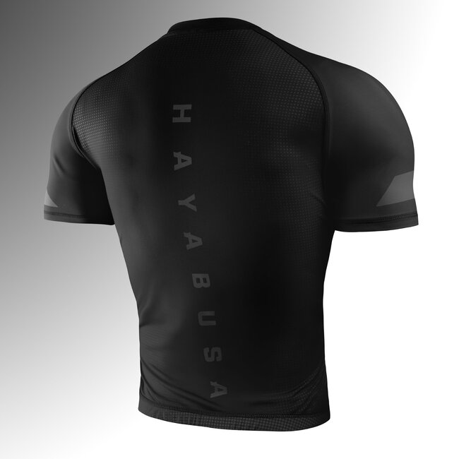 Hayabusa Apex Core Rashguard Heren Korte Mouw – Zwart