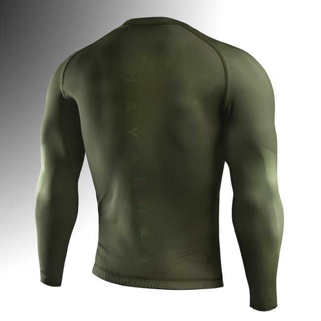 Hayabusa Apex Core Rashguard Heren Lange Mouw – Groen