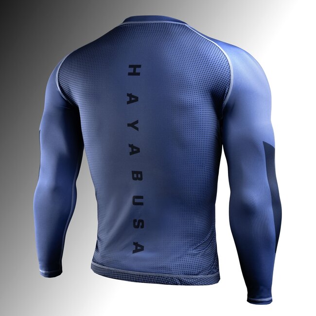 Hayabusa Apex Core Rashguard Heren Lange Mouw – Blauw