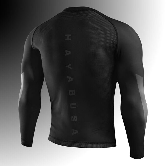 Hayabusa Apex Core Rashguard Heren Lange Mouw – Zwart