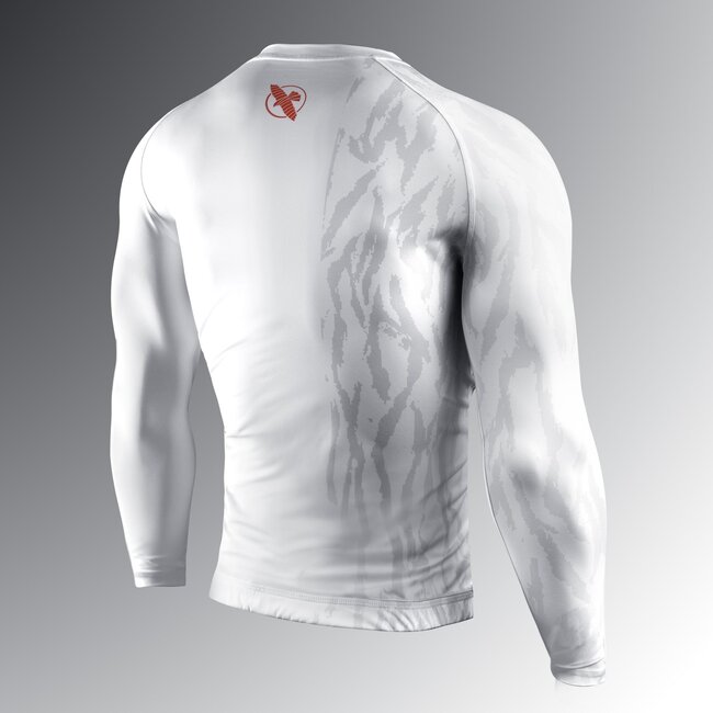 Hayabusa Apex Vantage Rashguard Heren Lange Mouw – Ash White