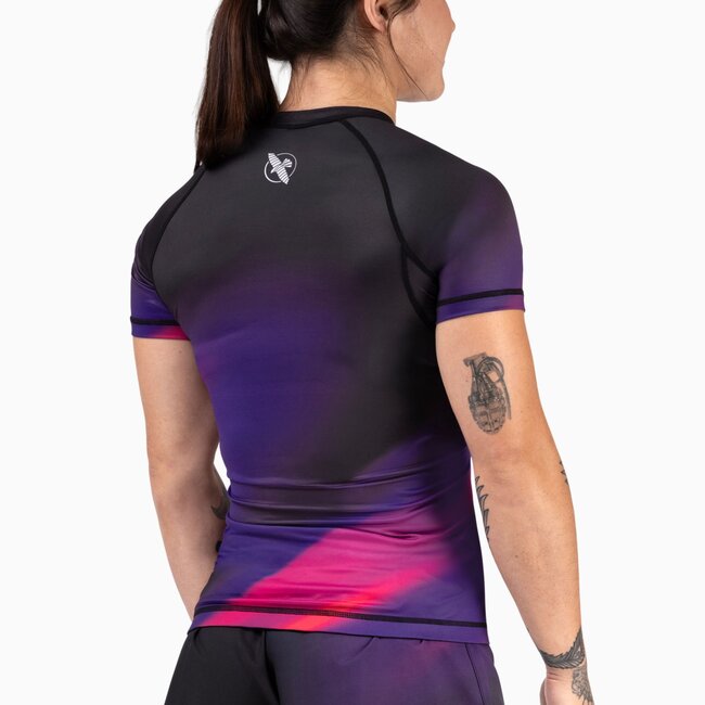 Hayabusa Apex Nova Rashguard Dames Korte Mouw – Ultraviolet Purple