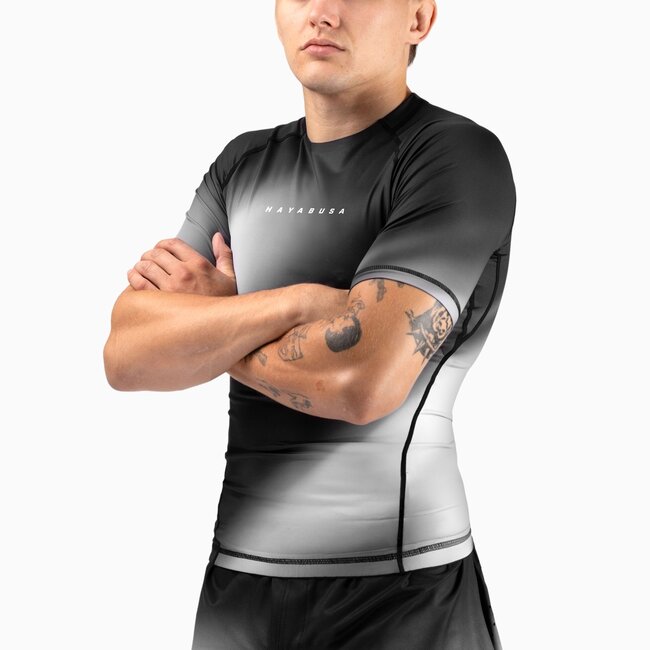 Hayabusa Apex Nova Rashguard Heren Korte Mouw – Cosmic Grey