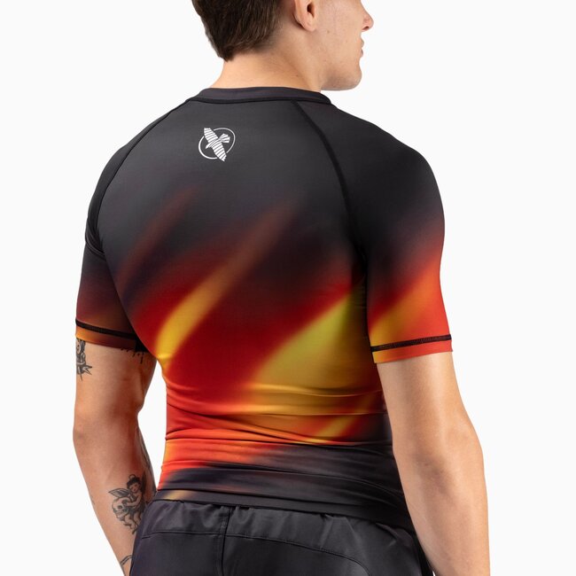 Hayabusa Apex Nova Rashguard Heren Korte Mouw – Sunburst Orange