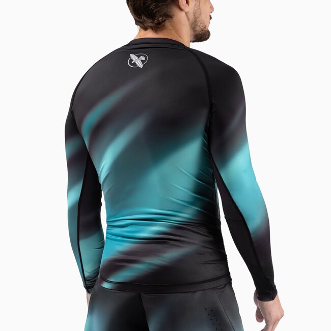 Hayabusa Apex Nova Rashguard Heren Lange Mouw – Aurora Teal
