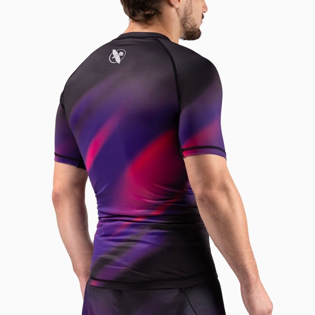 Hayabusa Apex Nova Rashguard Heren Korte Mouw – Ultraviolet Purple