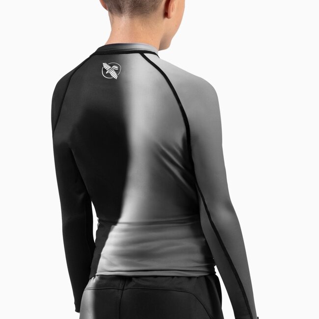 Hayabusa Apex Nova Rashguard Kids Lange Mouw – Nightfall Black