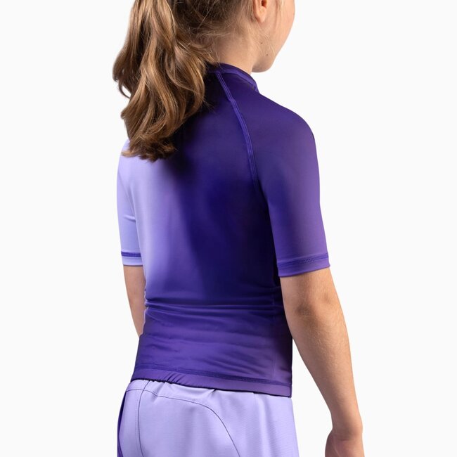 Hayabusa Apex Nova Rashguard Kids Korte Mouw – Cosmic Purple