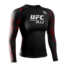 Hayabusa UFC BJJ Rashguard Dames Lange Mouw – Zwart/Rood
