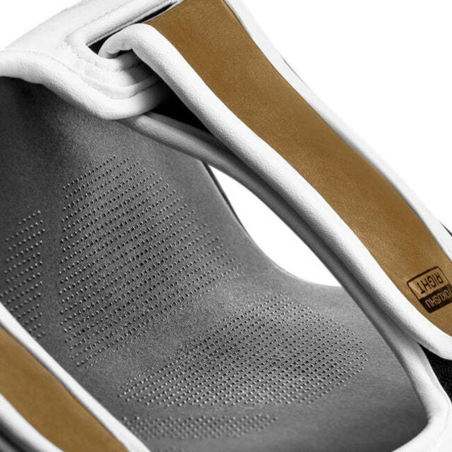Hayabusa Kickboks Scheenbeschermers T3 - WHITE/GOLD