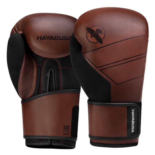Hayabusa S4 Leather Bokshandschoenen – Bruin – Training & Sparring
