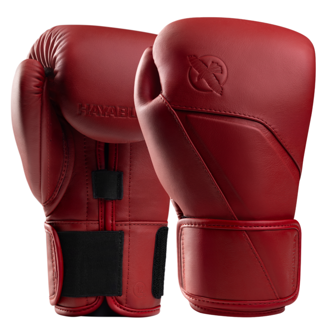 Hayabusa E1 Leather Bokshandschoenen – Canyon Red – Training & Sparring