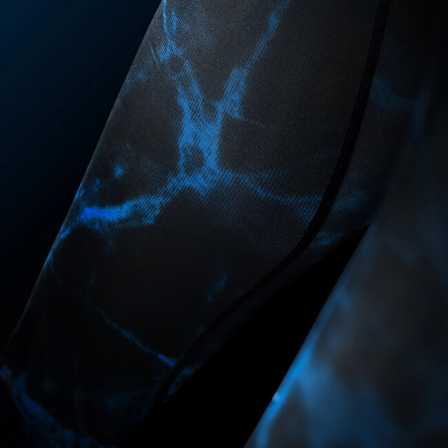 Hayabusa UFC BJJ Spats Heren – Zwart/Blauw