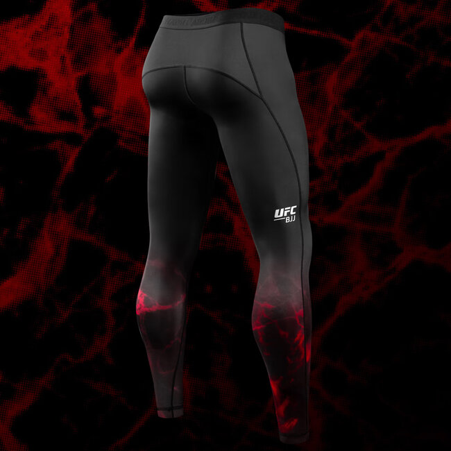 Hayabusa UFC BJJ Spats Heren – Zwart/Rood