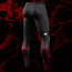 Hayabusa UFC BJJ Spats Heren – Zwart/Rood