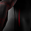 Hayabusa UFC BJJ Rashguard Heren Lange Mouw – Zwart/Rood