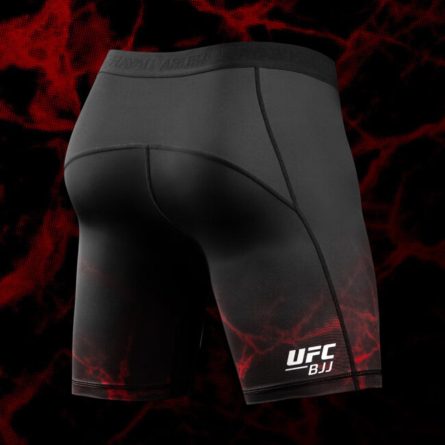 Hayabusa UFC BJJ Vale Tudo Short Heren – Zwart/Rood