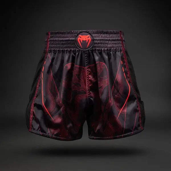 Venum Spectre short de Muay Thaï – noir/rouge