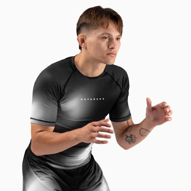 Hayabusa Apex Nova Rashguard Heren Korte Mouw – Cosmic Grey