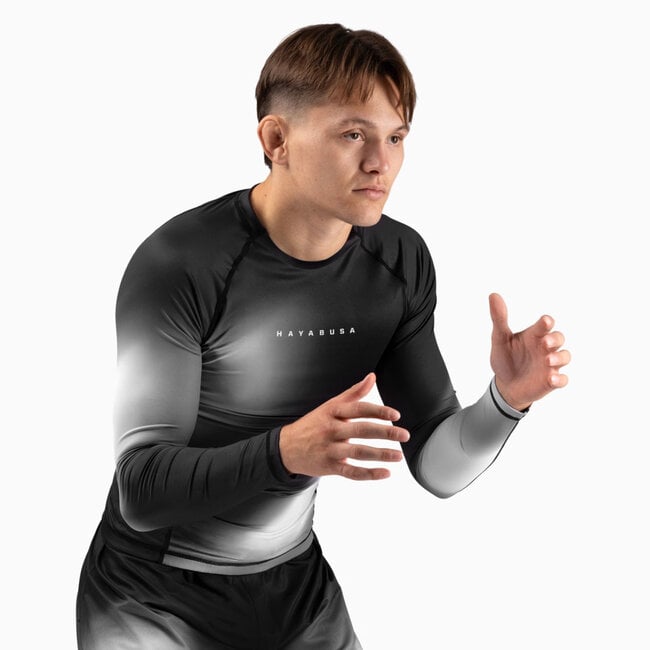 Hayabusa Apex Nova Rashguard Heren Lange Mouw – Cosmic Grey