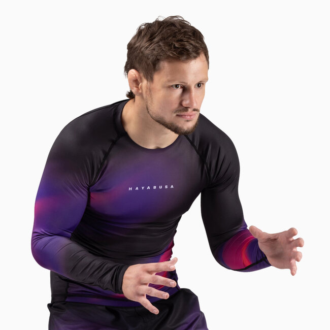 Hayabusa Apex Nova Rashguard Heren Lange Mouw – Ultraviolet Purple