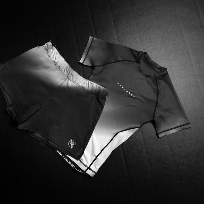 Hayabusa Apex Nova Rashguard Dames Korte Mouw – Cosmic Grey